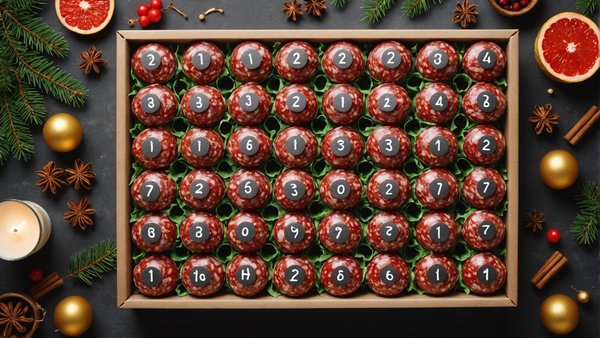 Découvertes gourmandes : calendrier de l'avent saucisson 2024